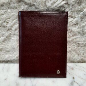 Vintage Etienne Aigner Burgundy Leather Bi-fold Wallet